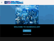 Tablet Screenshot of igumnova-art.com